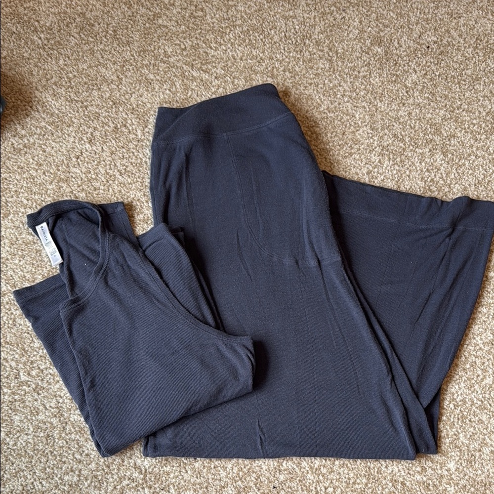 Blue Athleta COZY Summer Pajama set
